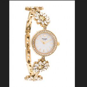 Kate Spade New York Daisy Watch 20mm Gold Tone Bracelet